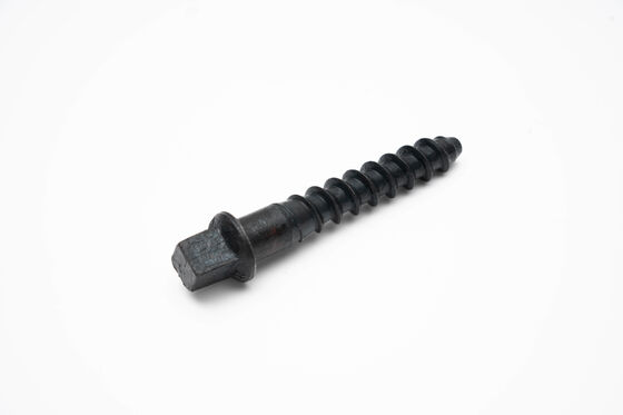 Quality  Fast Install Wooden Sleeper Screw Spike Wood Thread Design For Railway Track Fixing factory