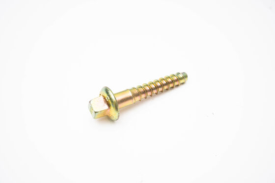 Square Head Wooden Screw Spike Yellow Zinc Plated Railway Timber Screw Spike