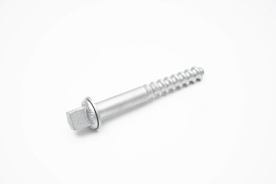 Alloy Steel Rail Screw Spike Fatigue Resistance For High Speed Railway W300-1 System