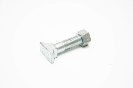 Galvanized Rail T Bolt With Nut And Washer , Anti Rust Railway T Head Bolt Assembly